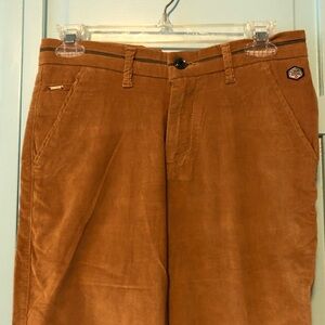 Tan Corduroy Pants - Classic Straight Fit